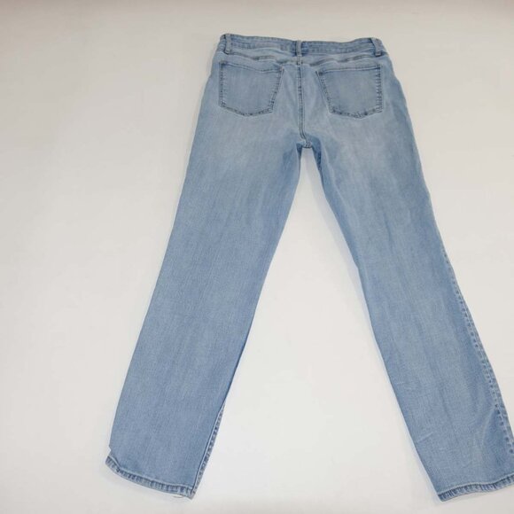 Talbots Women's Flawless 5 Pocket Slim Ankle Jeans Size 10 Light Blue Denim - Picture 5 of 6